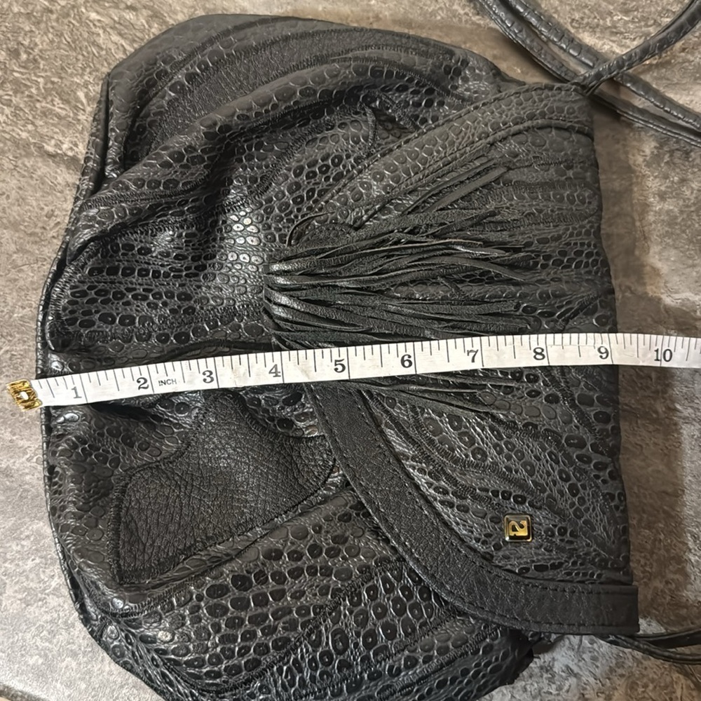 NAS Shoulder Bag. Crocodile  print - Picture 9 of 10